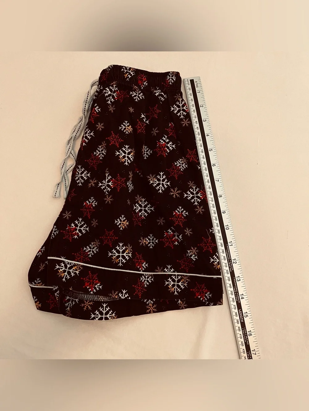 Baleno Boys S 2pc Christmas Snowflake Pajama Set Button Collared Drawstring